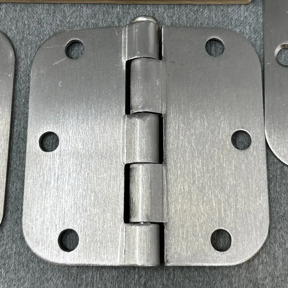 NEW OPEN BOX 3.5 Inches Satin Nickel Door Hinge Bundle 13pc w/Screws ILYAPA